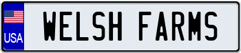 14 Character European License Plate 000000